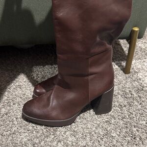 Naturalizer Brown Leather Boots